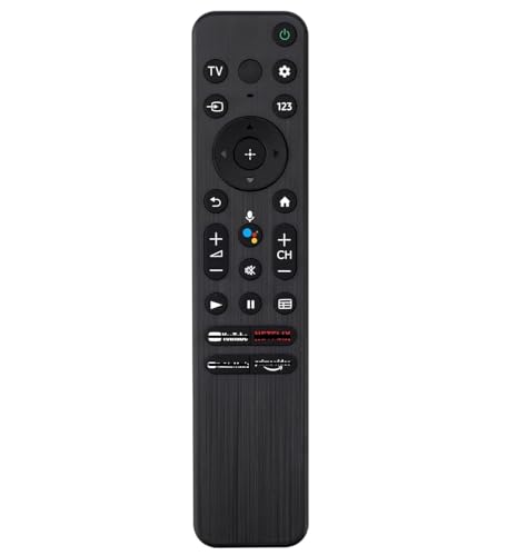 Image of ZIEVA Compatible with Sony bravia Smart Tv Remote Control - with Voice - with Hot Keys G0ogle Play, Netfix, Y0uTube Music and Y0uTube - Use for LCD LED OLED QLED UHD 4K Android (Tx 800p)