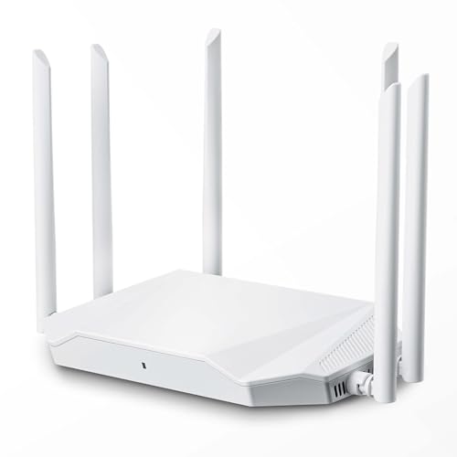 WiFi Router Routers for Wireless Internet - AX3000 WiFi 6 Router with 6 Wi-Fi Antenna Covers up to 3500 sq.ft, Connect 105 Devices,Gigabit Routers for Home Wi-Fi IPV6 Wireless