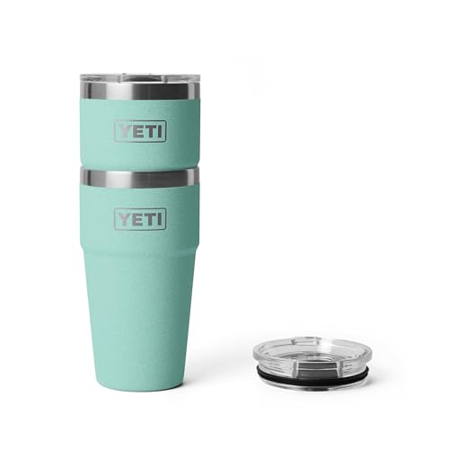 Image of YETI Rambler 20 oz Stackable Tumbler, Stainless Steel, Vacuum Insulated with MagSlider Lid