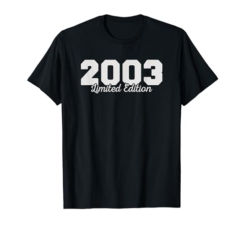 21 Birthday Decorations Men Best of 2003 BDay 21st Birthday Camiseta