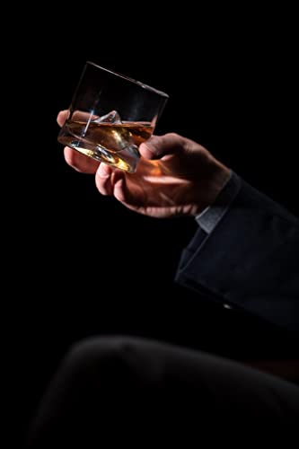 Image of LIITON Mount Everest Whiskey Glasses, Set of 2, 10oz, Bourbon Glass | Thick Freezable Crystal Rock Glasses, Old fashioned Whiskey Gifts for Men, Cocktails, Scotch Glasses