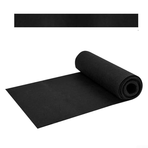 Honseadek Rouleau de revêtement en feutre de 12 cm de large pour plantes - Tissu respirant pour paniers suspendus - Rétention de fleurs - Noir eau (12120 cm)