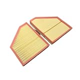 2Pcs Car Air Filter Cleaner Element 13717548897 13717548898 Compatible With BMW E70 X5 4.8i XDrive