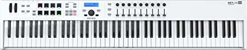 Arturia Keylab Essential 88 88-Key Usb Midi Keyboard Controller Bundle W/Adjustable Stand, Usb Cable, Midi Cable, Deluxe Sustain Pedal, And Austin Bazaar Polishing Cloth #TOP1