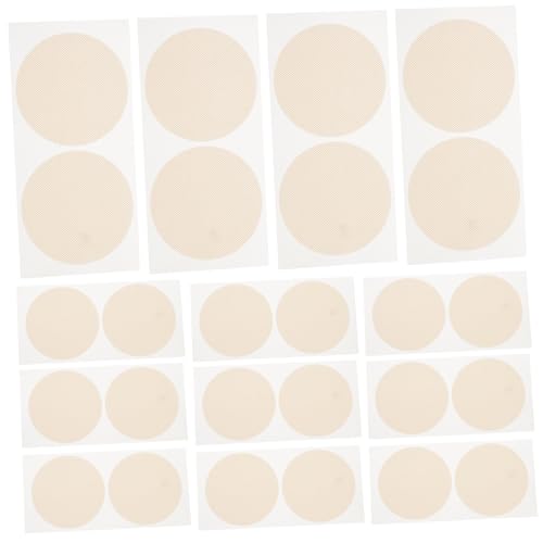 FOMIYES 20Pairs Protectors for Breathable for Sports and Running Invisible Hiders to Prevent Chafing and Enhance Comfort During Activities Beige