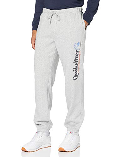 Quiksilver Trackpant - Pantalón De Chándal para Hombre Pantalón De Chándal, Hombre, Light Grey Heather, S