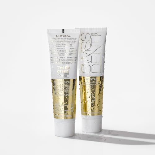 SWISSDENT CRYSTAL ZAHNPASTA, 100 ml aufhellende Whitening Zahnpasta, aufbauend, remineralisierend & reduziert Empfindlichkeit – Ansicht 3