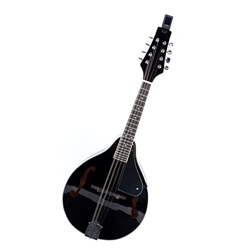 AOWINHIT Instrument de Mandoline Noir à 8 Cordes avec Sac, Cordes, Essuie, Tuner, Choix, Vis à Vis Stable de qualité pour les Amateurs de Musique (Noir) – vue 7