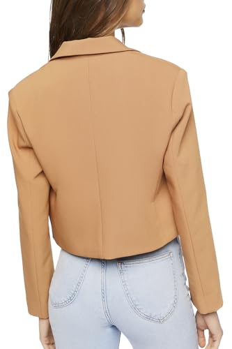 Forever 21 Women's Double-Breasted Cropped Blazer3