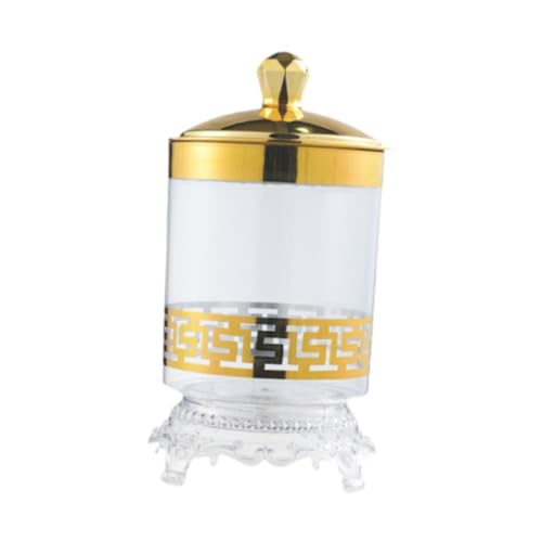 TTETTZ Tarro de golosinas con tapa, contenedor para bocadillos y té, frasco de almacenamiento, 14.5cmx25.5cm