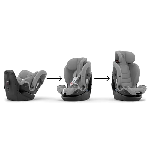 Image of Callisto G 360 Rotating All-in-One Convertible Car Seat - Stone Grey