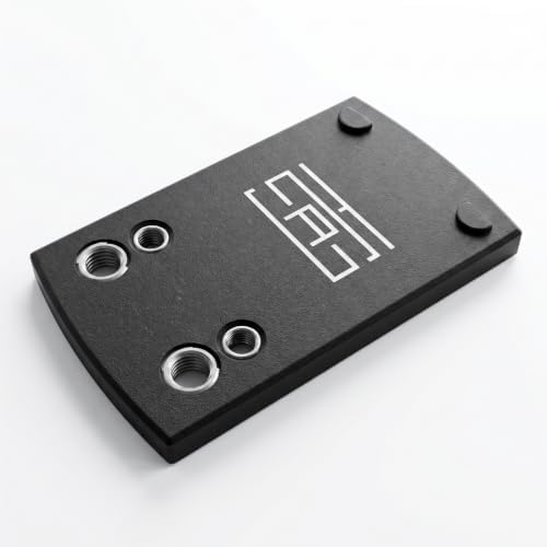 TSA® Rear Sight Dovetail Red Dot Optic Mount Plate for Glock® 17 19 19X Gen1-5 | Fits RMSc Footprint Optics – Holosun® 407K/507K, EPS Carry, Shield® RMSc, Romeo Zero – Includes Screws & T10 Tool Detail