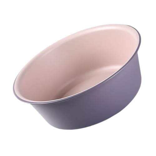 MUCKLILY Grand Bac Rond Plastique Bassin Pour Visage Bassin à Vaisselle à Vêtements Pours Lavabo Portable Pour Intérieur Et Extérieur