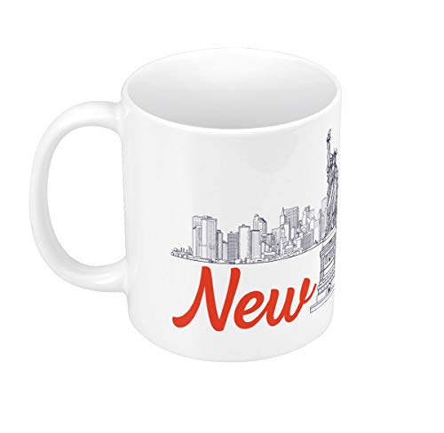 Mug Céramique New York Minimalist Amérique Voyage Etats Unis