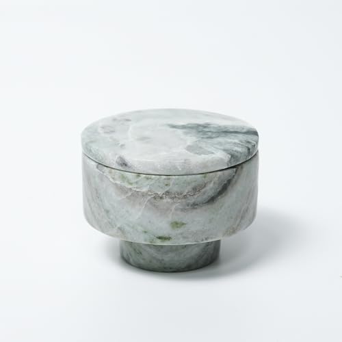 Natural Marble Jar with Lid