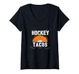 Photo Gallery donna hockey e tacos divertente cinco de mayo maglietta con collo a v Photo Gallery donna hockey e tacos divertente cinco de mayo maglietta con collo a v