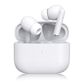 XOMARK TWS Wireless immersive Sound, Noise - Canceling, and Waterproof White Color
