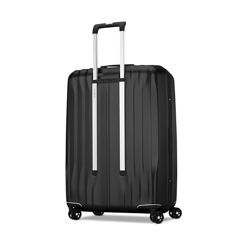 Image of Samsonite UpLIFT Large Checked Hardside Luggage with Spinner Wheels - Airline-Approved, TSA Lock, Adjustable Handle System - Polycarbonate Hard Suitcase for Ultra Lightweight Travel - Phantom Black