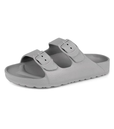 Image of Kids Slide Sandals Boys Girls Buckle Adjustable EVA Slipper Sandals