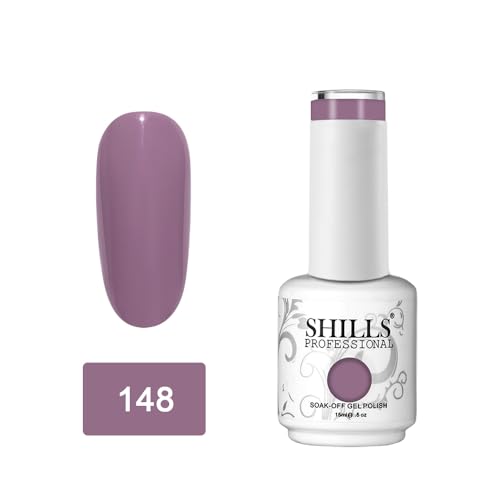 Image of SHILLS PROFESSIONAL UV /LED Soak Off Gel Polish (Gel nail polish) Nail art nail polish Color Shade 148.