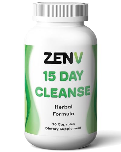 15 Day Cleanse Advanced Gut Reset - Natural Digestive Support with Senna Leaf & Cascara Sagrada |...