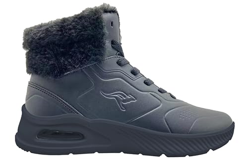 KangaROOS K-PLN Dreams Mid, Zapatillas Mujer, Jet Black Mono, 41 EU