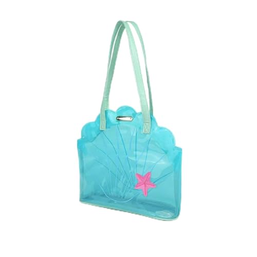 Bolso hombro concha de estructura transparente y resistente para viaje