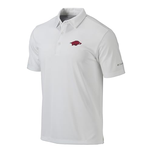 Columbia Golf Men's Univ of Arkansas Drive Polo2
