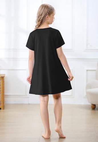 Umeyda Girls & Women's Soft Nightgowns Sleep Shirts Sleepwear Nightdress4
