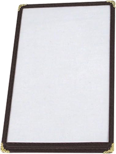 For Winco Single Menu Cover, 12-Inch x 9.5-Inch, Black