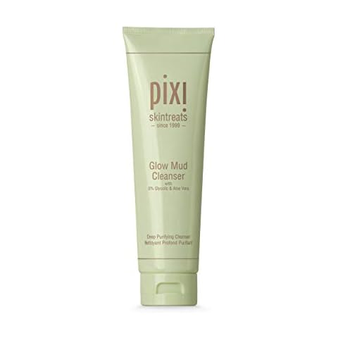 Pixi Beauty Glow Mud Cleanser | Deep Pore Cleanser | Gentle Exfoliator For Radiant Skin | Effective Cleanser For All Skin Types | 4.57 Fl Oz Cover