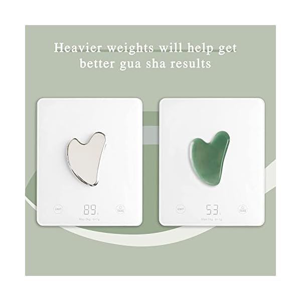 Gua Sha Gesichtswerkzeug, natürlicher Jadestein, Guasha-Brett für Spa, Akupunkturtherapie, Triggerpunkt-Behandlung, Gua Sha Schab-Massagewerkzeug – Bild 4