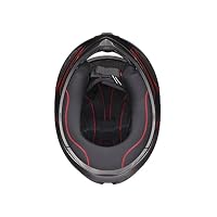 AGV - K1 S AGV E2206, Motorrad Helm, ECE Vollvisier Motorradhelm, Racing Style mit Aerodynamischem Spoiler, Kratzfestem Visier, 190° Sichtfeld, mit Intercom Ready, Sling Matt Black/Red, Unisex, XXL – Ansicht 8