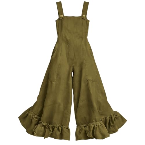 Peto de verano para mujer holgado con bolsillos para ir cómoda y fresca 4