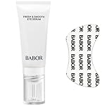 BABOR Instant Fresh & Smooth Eye Serum + Patches | Intensive Moisture & Freshness for a Smooth Eye Area | Eye Serum and Eye Pads (reusable) - 15ml Serum & 2 Eye Pads