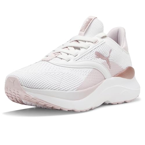 PUMA Womens Softride Mayve Running Sneakers Shoes - Pink, White - Size 8 M2