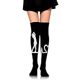 Knee High Socks Ladies Golf Heartbeat Women's Athletic Over Thigh Long Stockings