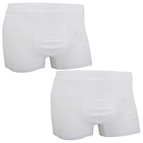 Stars By Stedman Mens Dexter Boxers (Pack Of 2) (XL) (White)