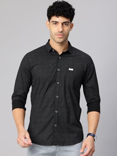 Image of Majestic Man Stylish Geomatric Print Casual Shirt - Pure Cotton| Full Sleeve | Trendy & Comfortable