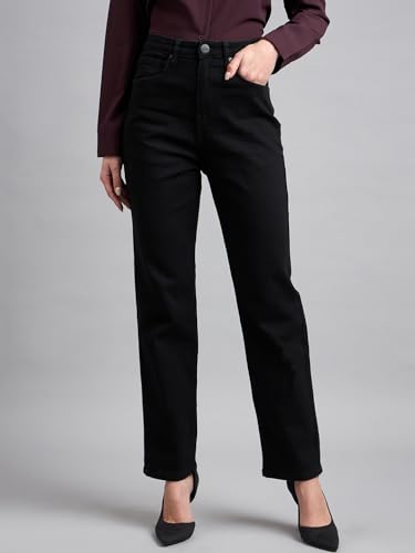 Image of Style Quotient Women Tinted Blue HIGH Rise Straight FIT Jeans