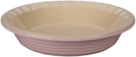 Le Creuset PG1855-2314 Heritage Stoneware Pie Pan, 9-Inch, Hibisc...
