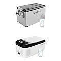 Bundle of EUHOMY 12 Volt Refrigerator, 38QT(35L) Electric Cooler+17QT(16L) Car Refrigerator