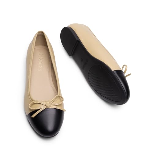 Image of Dream Pairs Women's Flats, Round Toe Ballet Flats, Comfortable Slip-on Dressy Business Casual Work Office Ballerina Flat Dress Shoes