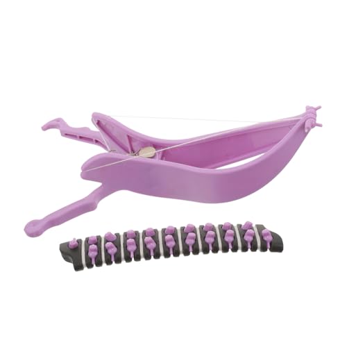 minkissy 1 Set Removedor De Vello Facial Agente De Mudanzas Dispositivo Eliminación Ceja Mascota Equipo Tinte Removedor De Limpieza Del Cabello Depilador Púrpura Elastómero