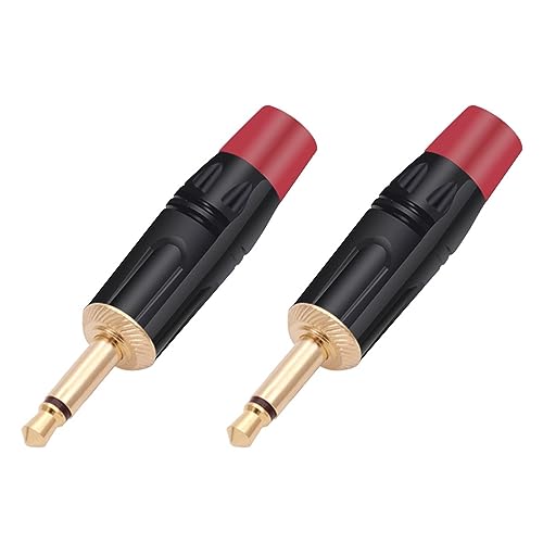 Jack 3.5MM Mono mâle 2 pôles fiche pour connecteur microphone fil casque audio écouteurs