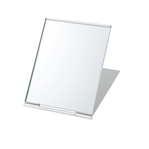 MUJI Aluminum Folding Compact Mirror Large Size from Japan