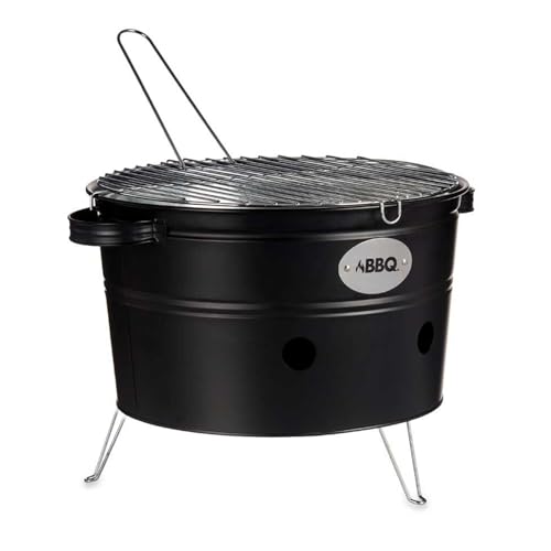 DECODEKO Barbacoa Carbón Portátil – Parrilla De Carbón Para Exterior,Regulable Y Resistente al Calor – Ideal Para Jardín, Balcón Y Camping (Parrilla (Estilo 5))