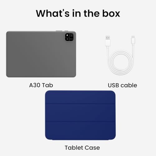 Image of COLORROOM Android16 Tablet,10inch Tablet with Case, Octa Core CPU,Blue | 24GB+64GB+512GB Expansion, 6000mAh Battery+18W Fast Charging, Dual WiFi, Dual Cameras,Support Widevine L1 Google Kids Space