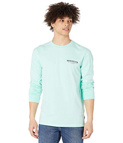 T-shirt Quiksilver Stay Tuna Long Sleeve Tee Beach Glass vêtement surf homme