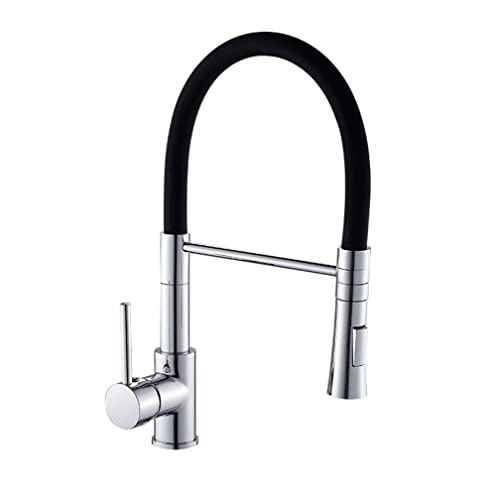 Robinet cuisine LED chrome mitigeur evier laiton maison restaurant manche unique